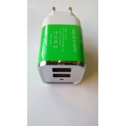 CHARGEUR DOUBLE PORTS USB 2.1A
